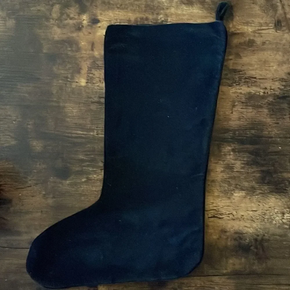 Vintage Needlepoint Handmade-wool dog stocking